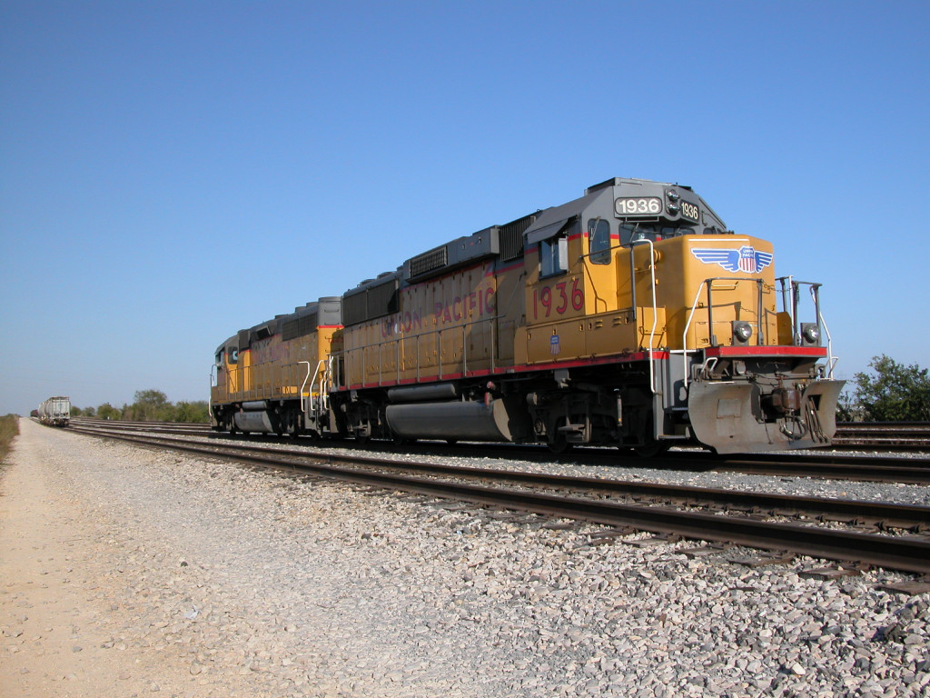 UP 1936  31Oct2011  Finished for the day and parked in JAMA Yard 